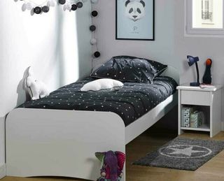 Cama 90x200 + mesita de noche NUEVA