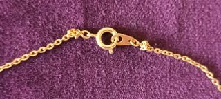 Collana girocollo vintage strass dorata