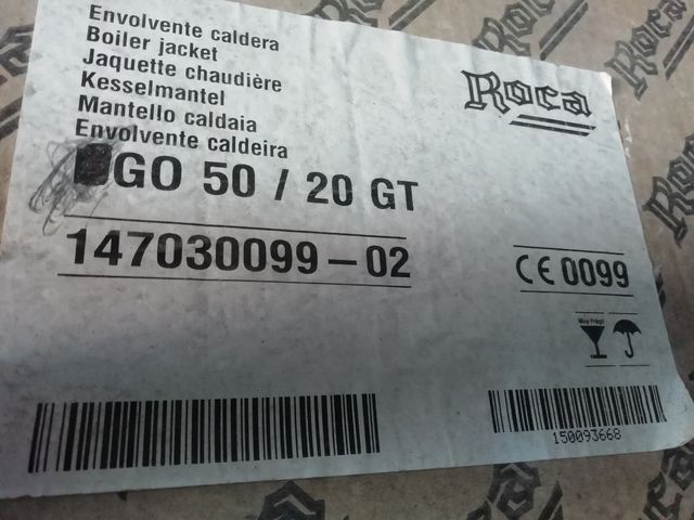 Chapa envolvente vente caldera roca G0 50 20