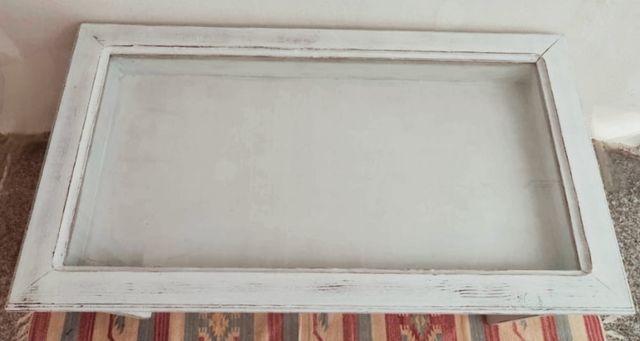 Tavolino bacheca rettangolare legno 