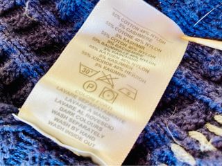 Cardigan blu SP1 cotone cashmere taglia 8 anni