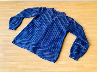 Cardigan blu SP1 cotone cashmere taglia 8 anni