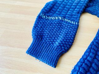 Cardigan blu SP1 cotone cashmere taglia 8 anni