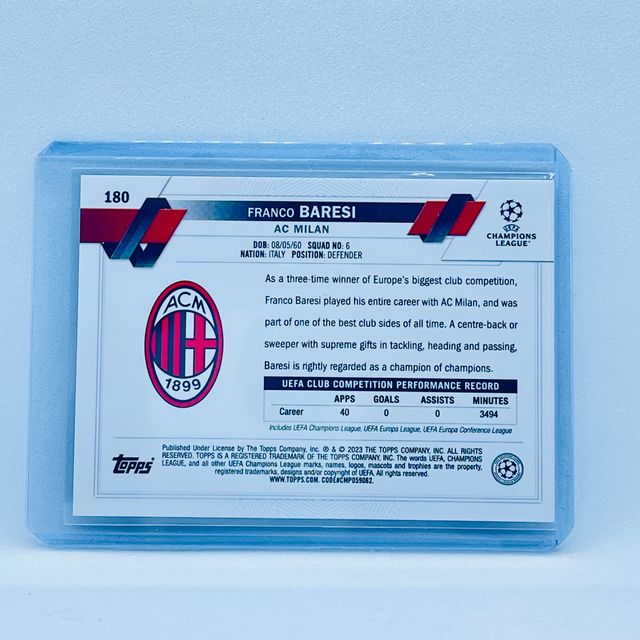 Franco Baresi - AC Milan - image variation SP