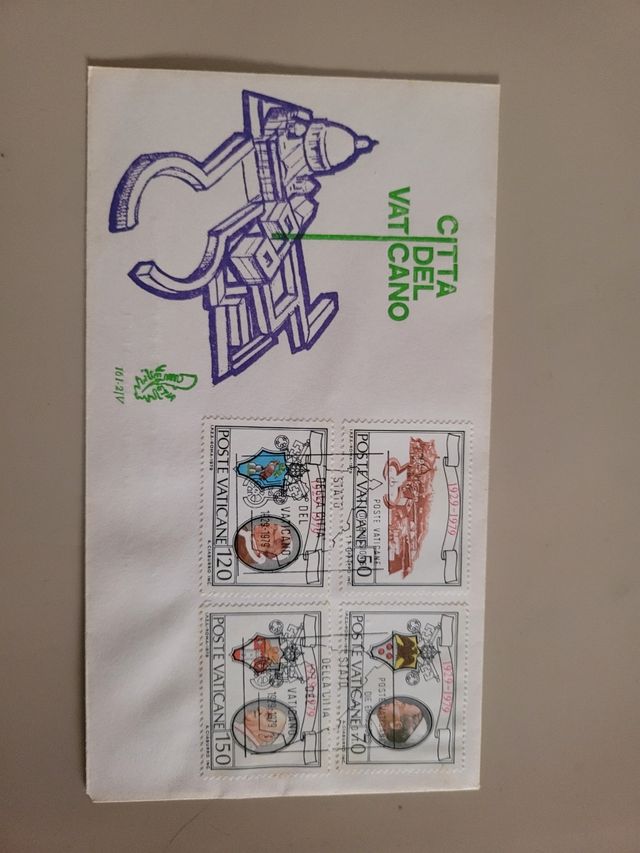 Città del Vaticano busta filatelica