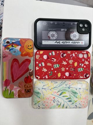 Pack 10 fundas iPhone 11 y protector pantalla
