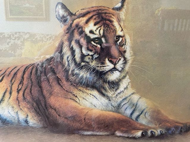 Cuadro Red Tiger edicion limitada firmada 