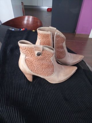 Botines piel 37