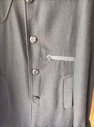 Abrigo de paño hombre talla L