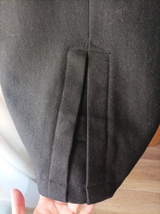 Abrigo de paño hombre talla L