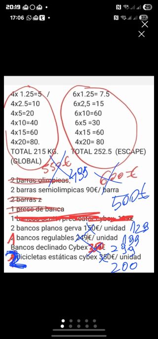 POR CIERRE Se venden  2 bicis CYBEX, PESO LIBRE 