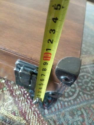 Maleta, maletín de madera 