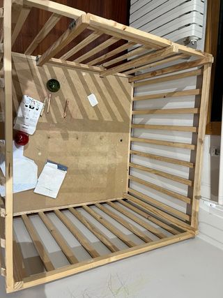 Parque de madera / corral para bebe 