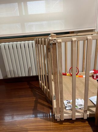 Parque de madera / corral para bebe 