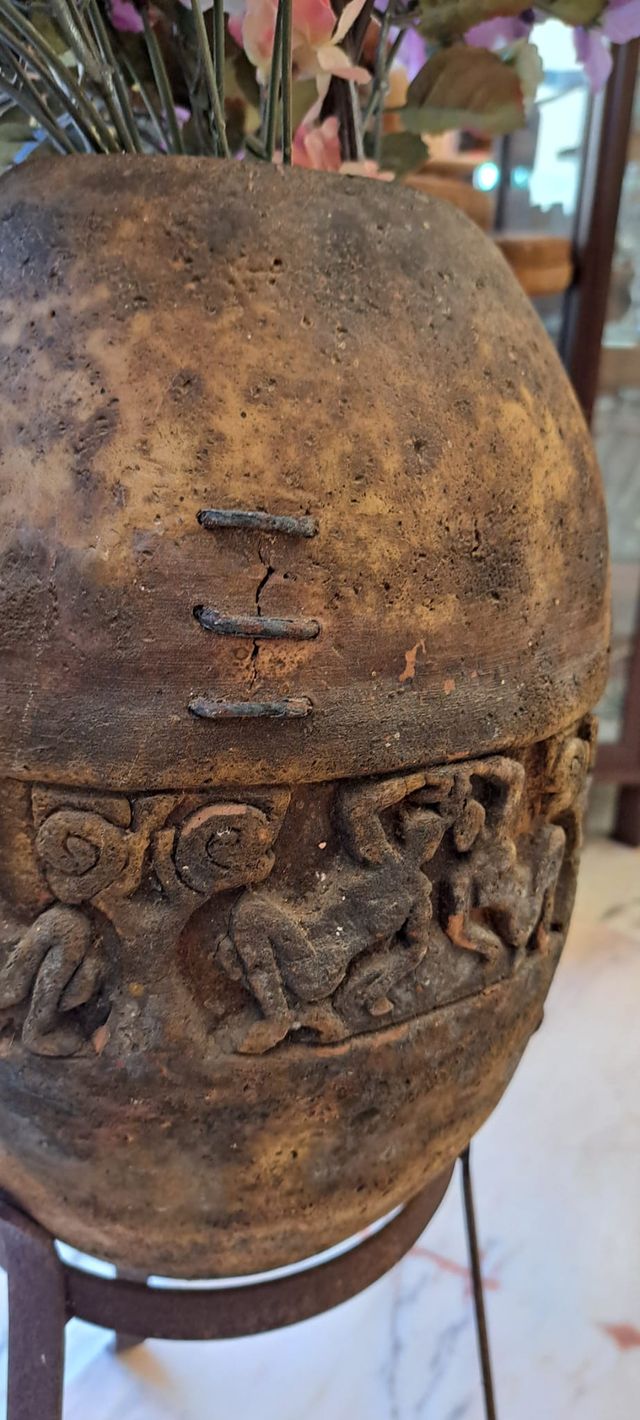 Barattolo con supporto + fiori