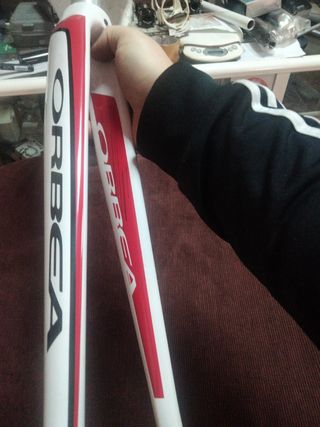 Horquilla Carbono Orbea y tubo de aluminio 