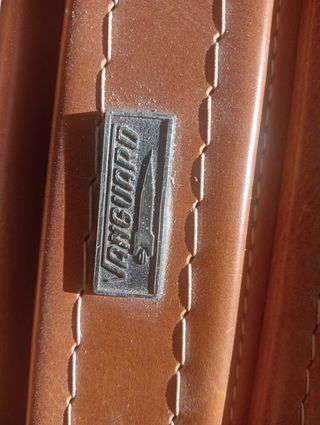 Juego de maletas antiguas de piel, 