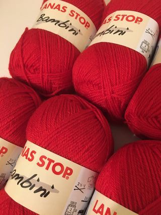 Lote 8 ovillos de lana Stop Bambini