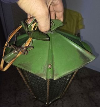 Coppia di lanterne sospese vintage 