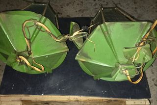 Coppia di lanterne sospese vintage 