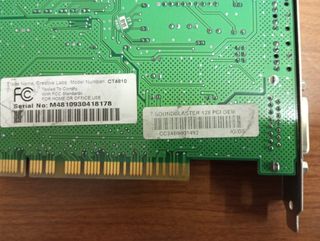 Tarjeta de Sonido Sound Blaster 128 PCI
