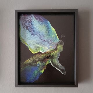 Cuadros de mariposas en arte fluido