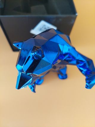 Oso de Richard Orlinski - Color Azul -Pieza diseño