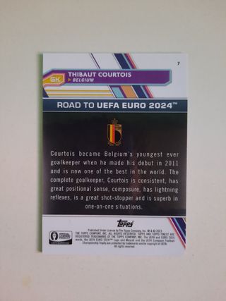 Carta de Futbol Thibaut Courtois
