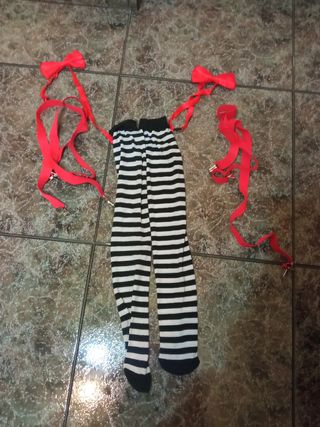 Accesorios disfraz mimo