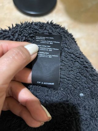 Impermeble negro talla M IKKS