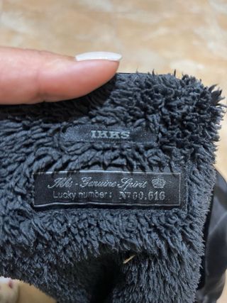 Impermeble negro talla M IKKS