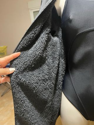 Impermeble negro talla M IKKS