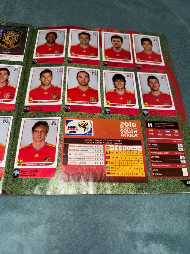 Album cromos Sudafrica 2010 panini completi