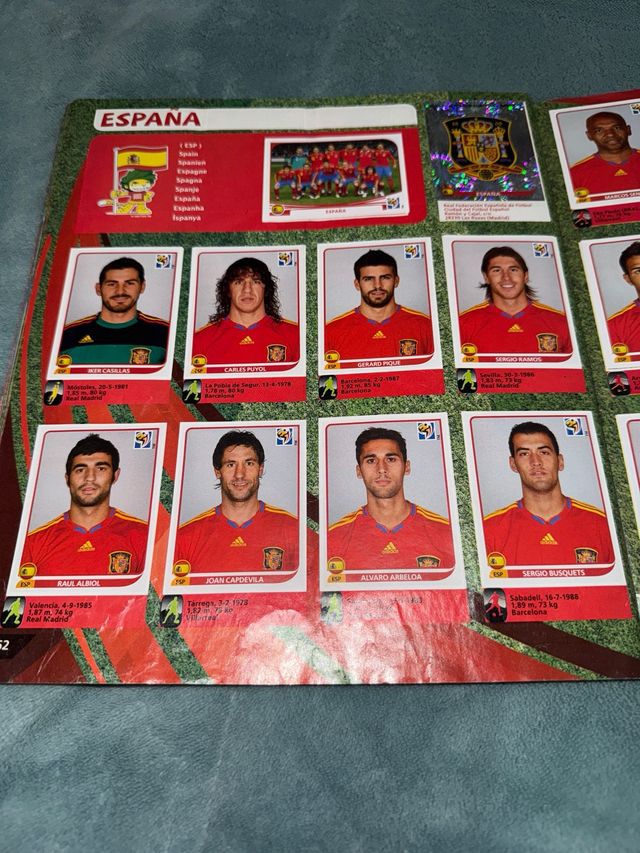Album cromos Sudafrica 2010 panini completi