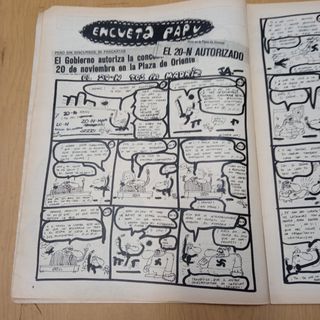 Revista satírica El Papus. Año 1976.