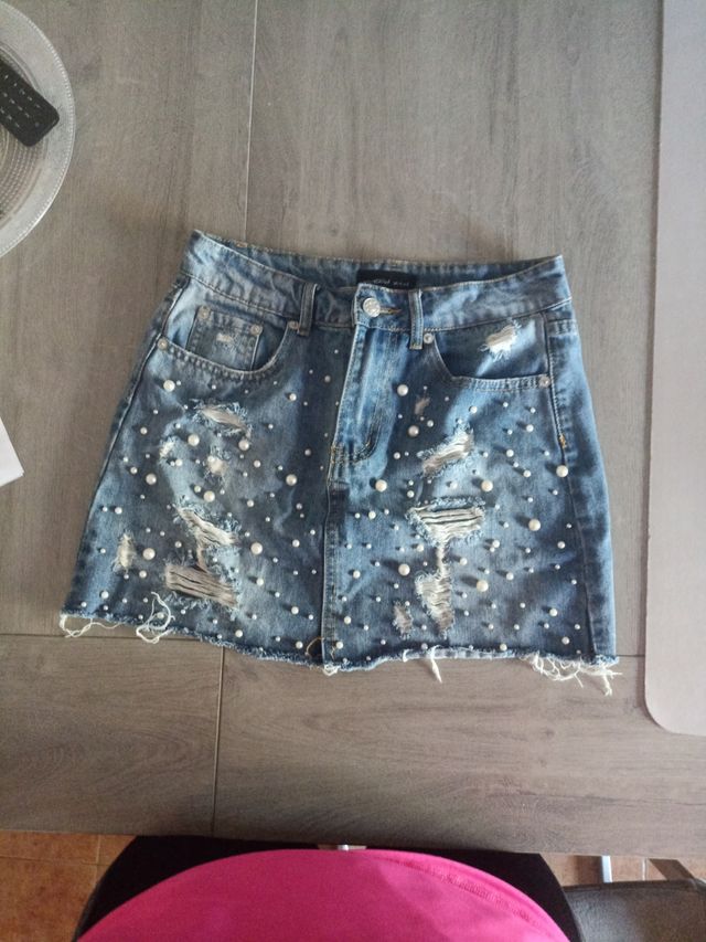 Minifalda vaquera