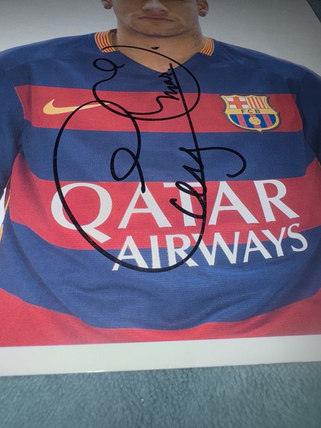 Firma originale del Neymar FC Barcelona