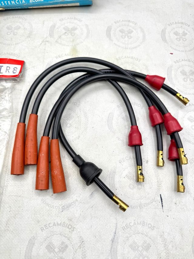 Renault 8 cables de bujia antiparasitos