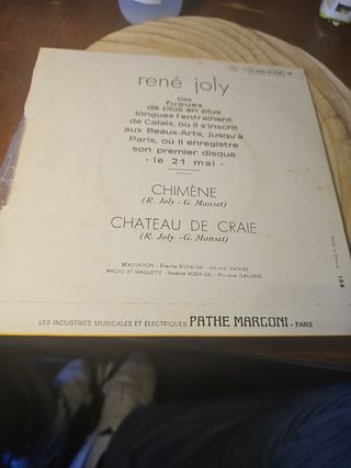 Disco vinil rené Joly
