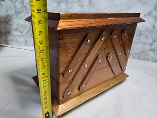 Joyero peruano en madera