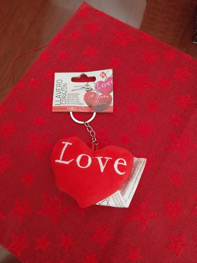 Llavero corazón san Valentín