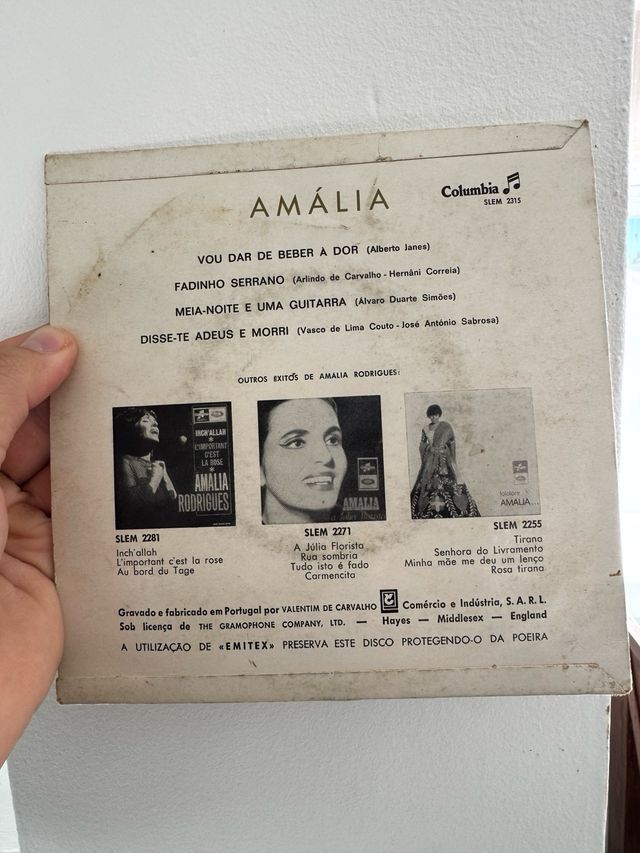 Vinil Amália Rodrigues