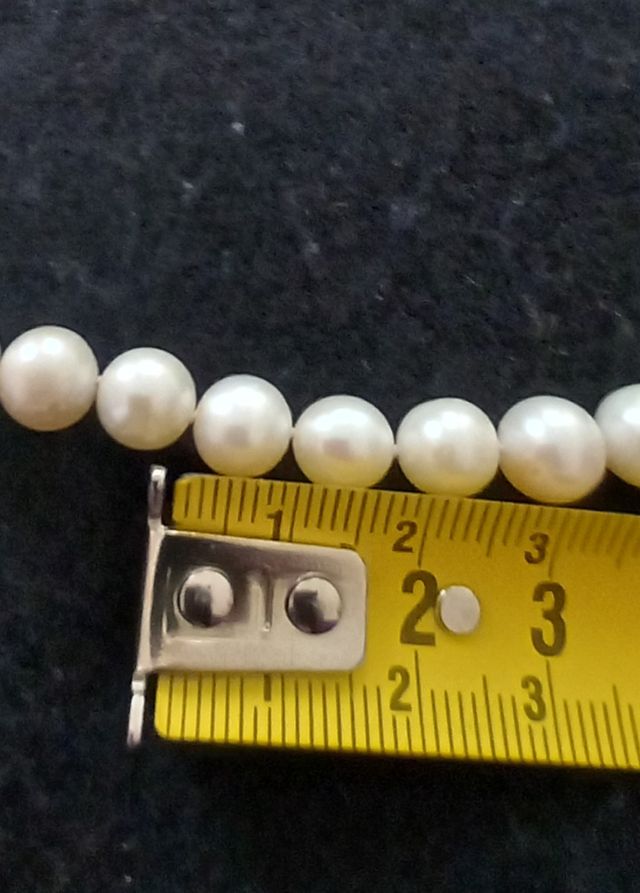 Collar perlas cultivadas bisutería