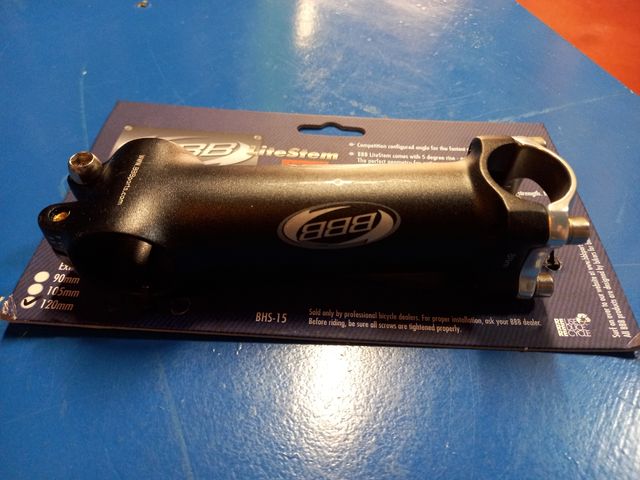 Potencia Bici BBB 1.1/8" 25.4mm 120mm