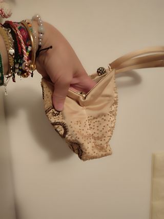 Bolso bordado de mano vintage