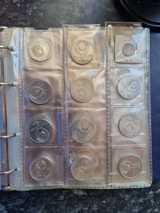 Colección de monedas  de rusia