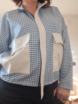 Giacc/camicia a quadretti