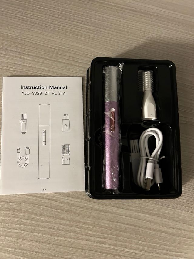 Cortapelos para ceja y cara.