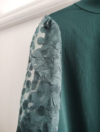 Blusa verde Zara