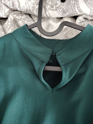 Blusa verde Zara